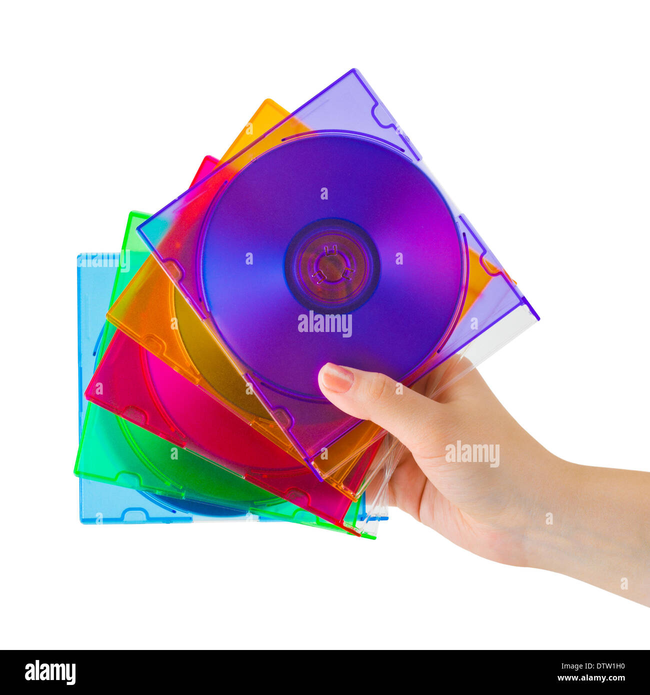 Hand holding cd case hi-res stock photography and images - Alamy