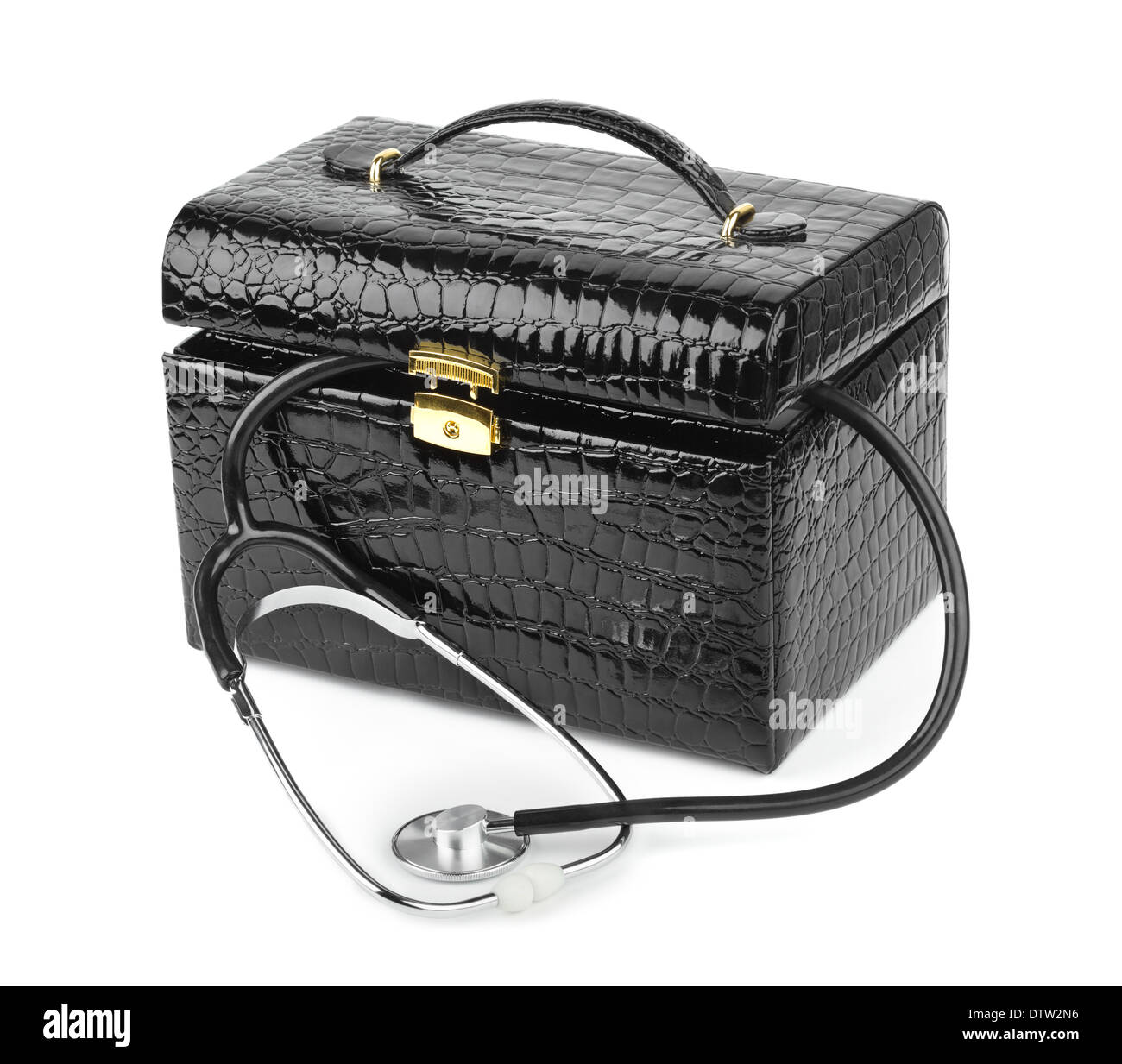 First aid bag and stethoscope Stock Photo Alamy