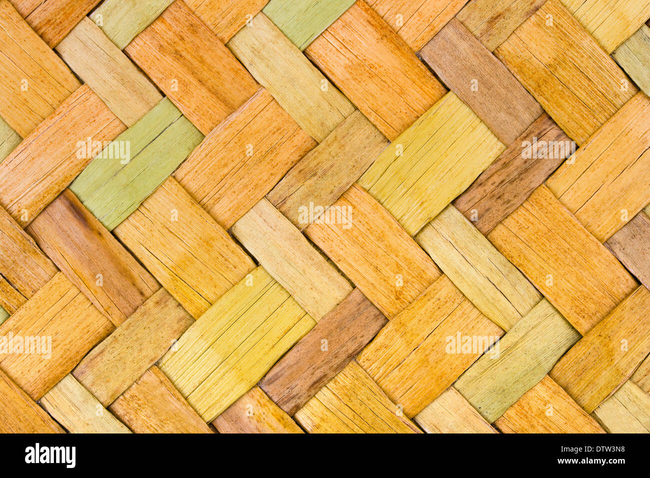 Wicker wood background Stock Photo