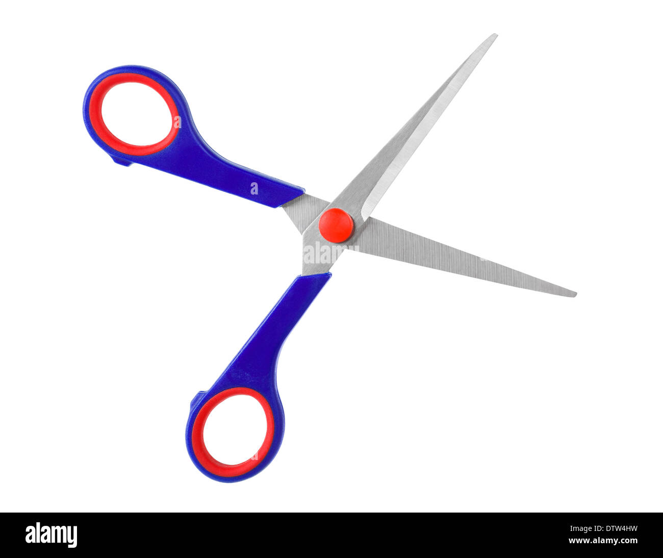 Domestic scissors Cut Out Stock Images & Pictures - Alamy