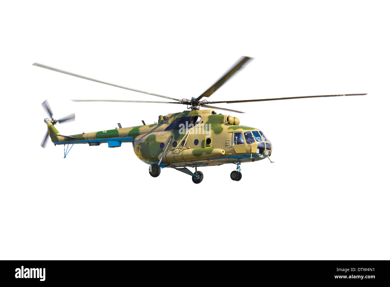 Military helicopter Stock Photo