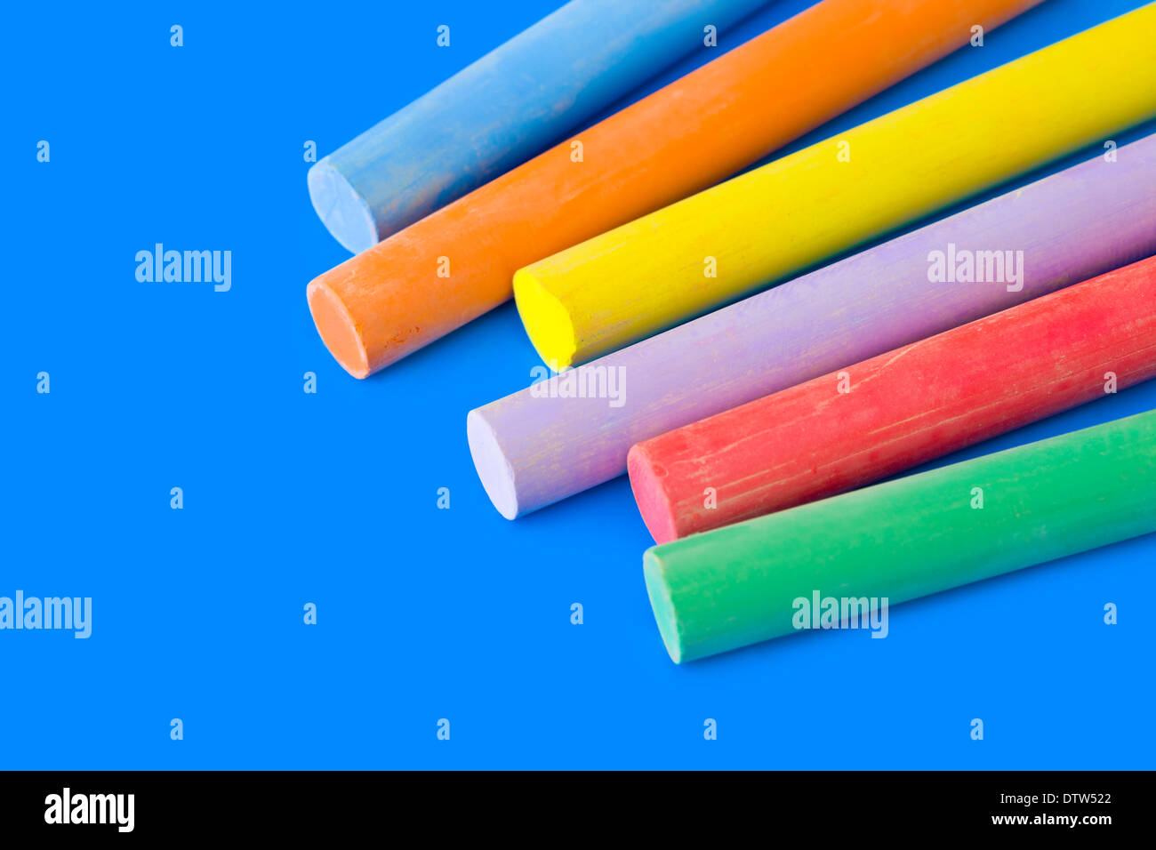 Pieces of chalk Stock Photo Alamy