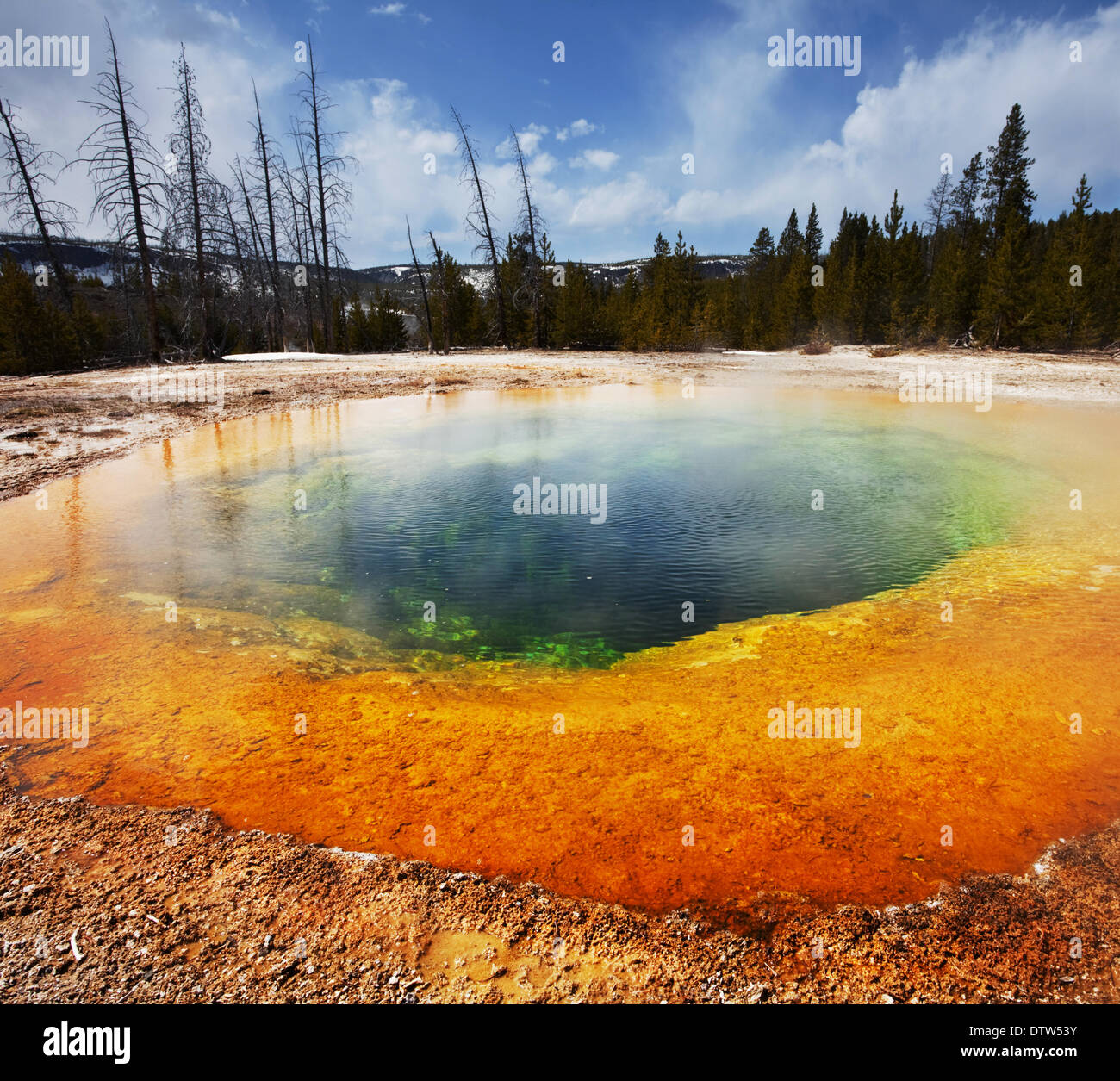 Morning glory pool Stock Photo - Alamy