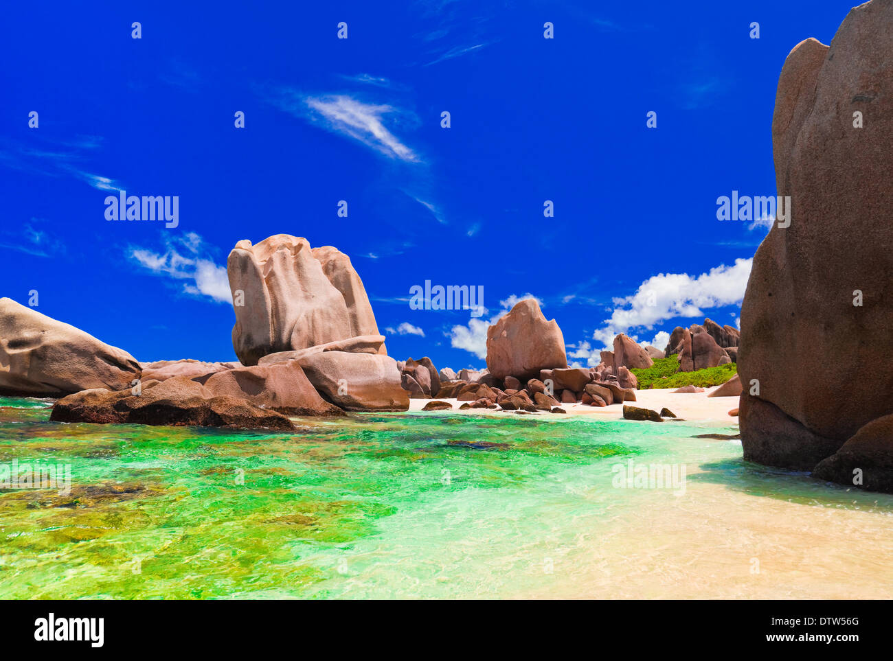tropical-beach-at-seychelles-stock-photo-alamy