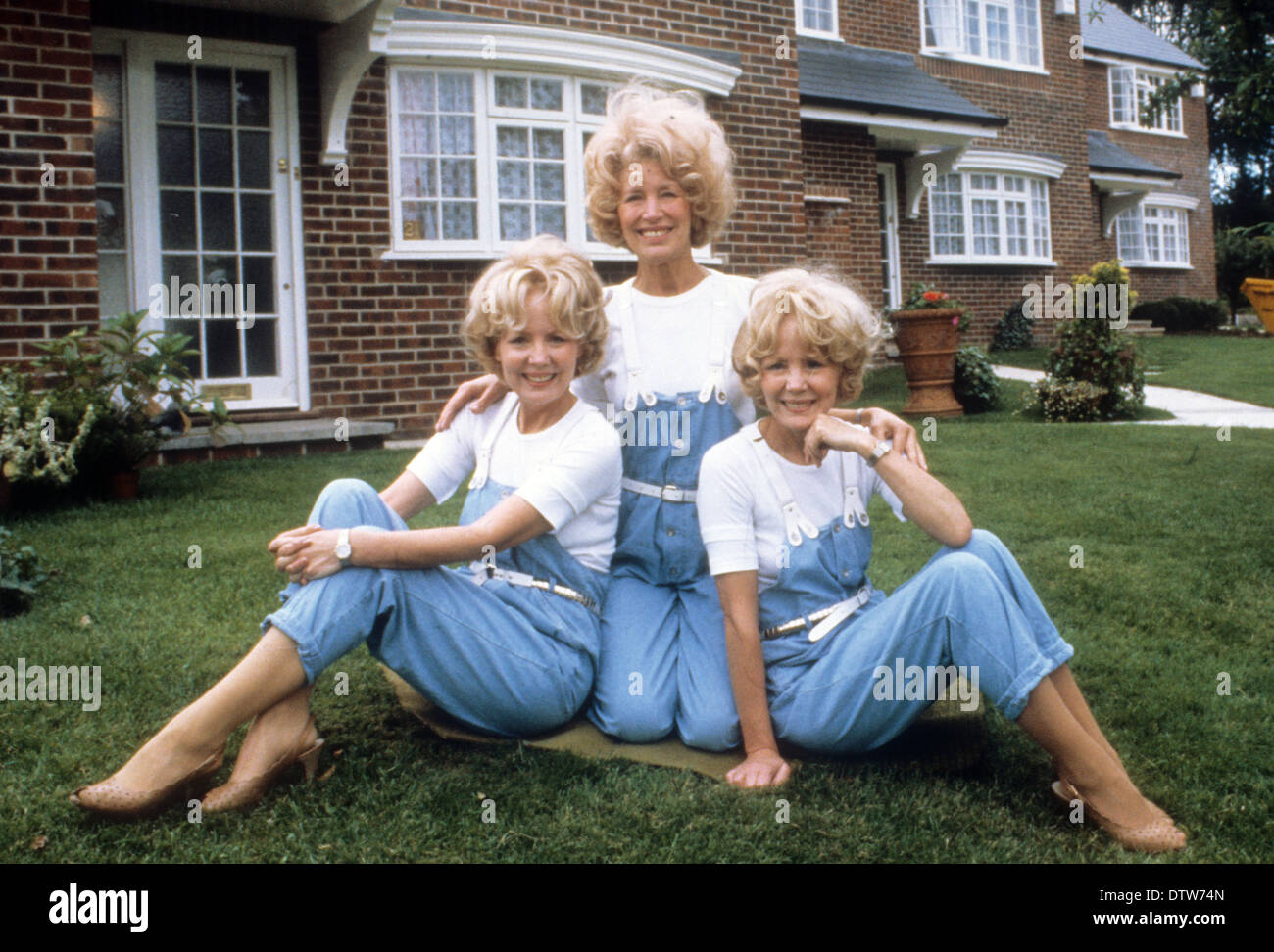BEVERLEY SISTERS  UK pop trio in 1987 Stock Photo