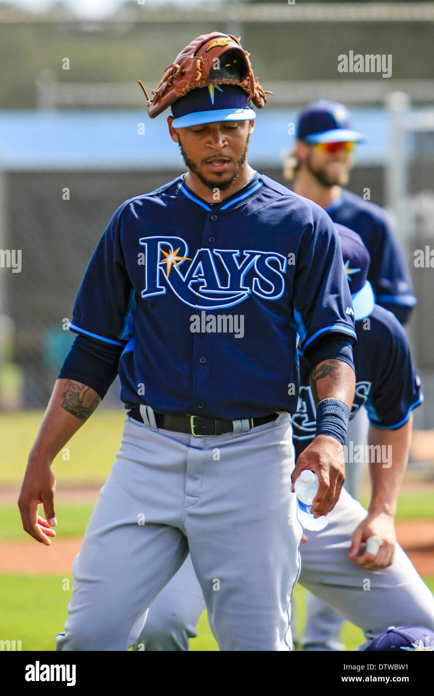 Team Players of the Tampa Bay Rays at Spring Training in Florida