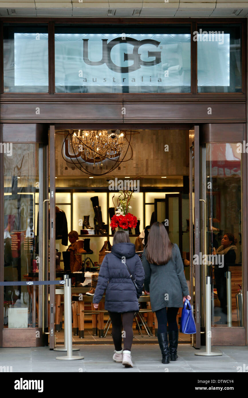 A general view of UGG Australia store at 10 Glasshouse Street in central  London Britain 22 November 2012 Stock Photo - Alamy