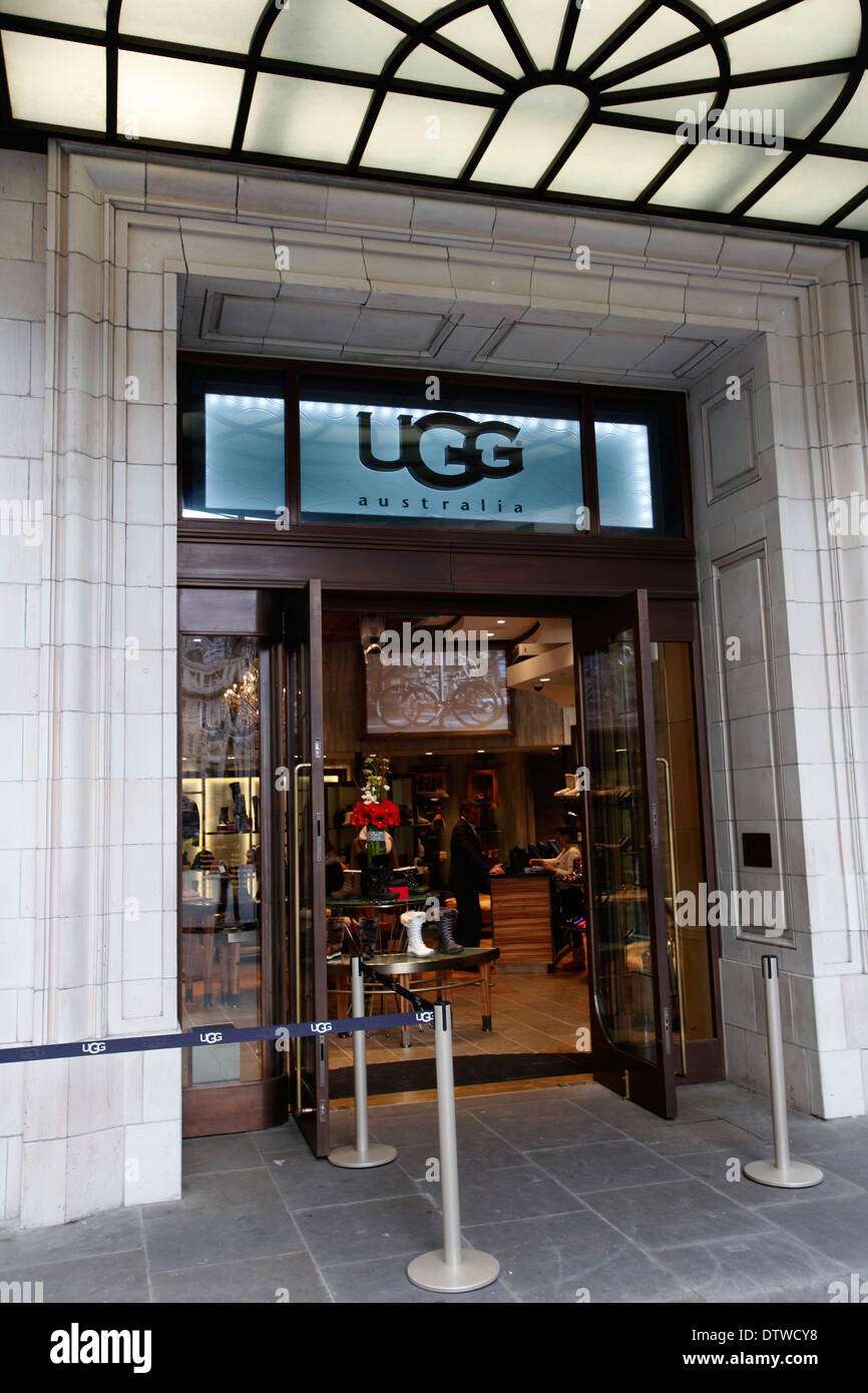 A general view of UGG Australia store 