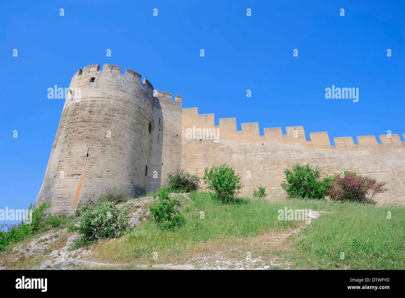 Fort Saint Andre, Villeneuve les Avignon Stock Photo