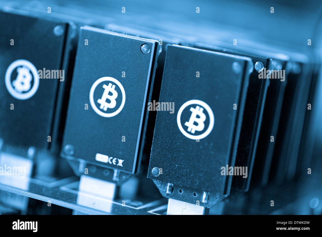 Bitcoin Mining Usb Devices On A Large Usb Hub Stock Photo 66946933 - 
