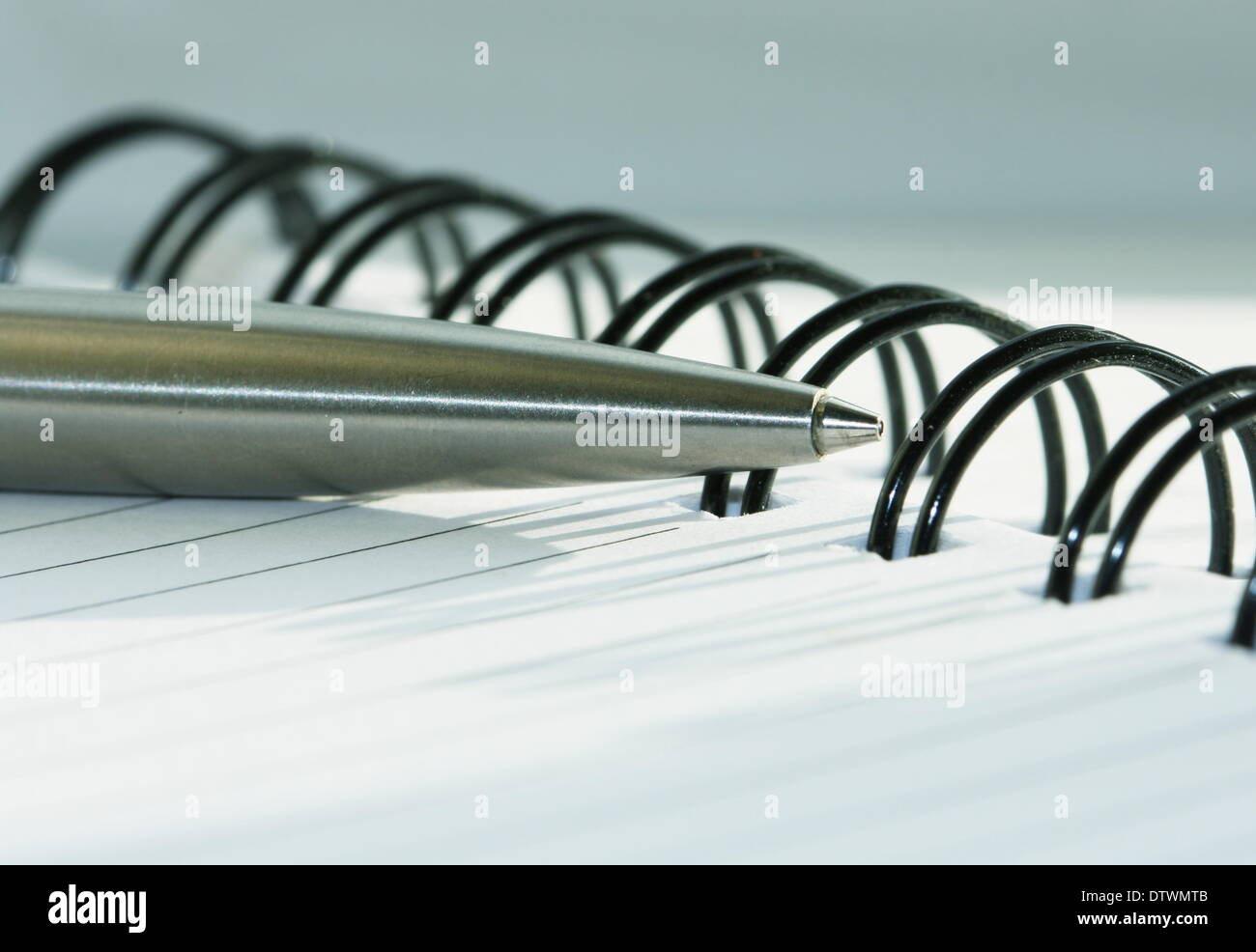 Pen and book Stock Photo Alamy