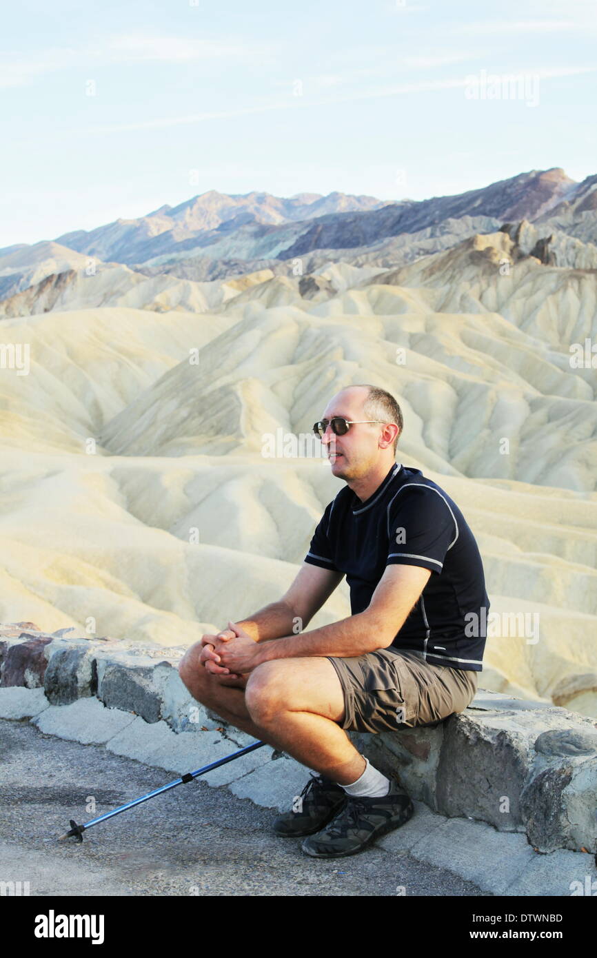Hike in Death valley Stock Photo - Alamy