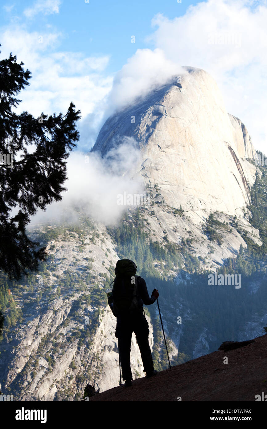 Hike in Yosemite Stock Photo Alamy