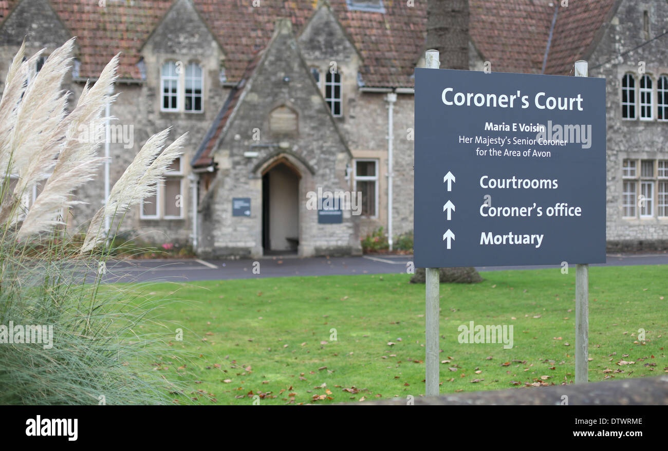 Long Ashton Coroner's Court and Mortuary, 8 December 2013 Stock Photo