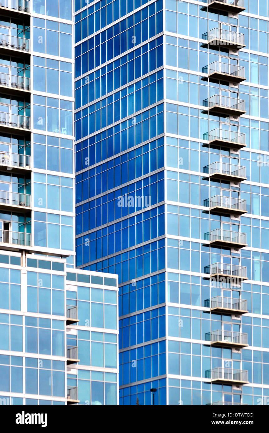High rise balconies apartment building urban hi-res stock photography ...