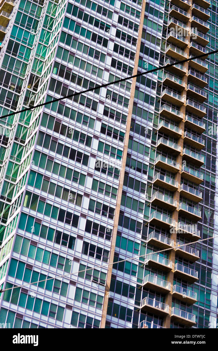 High rise balconies apartment building urban hi-res stock photography ...