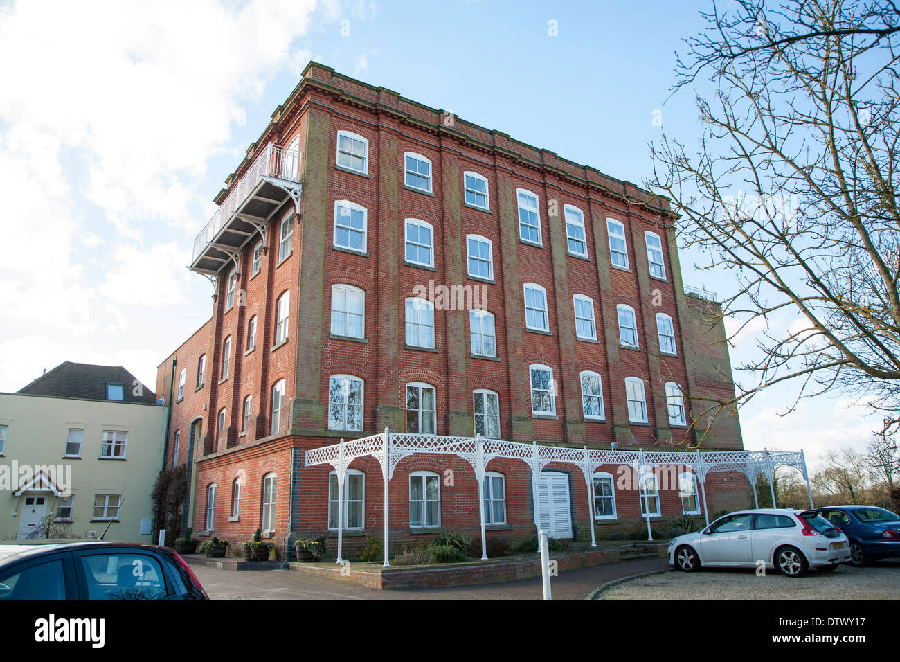 Dedham Mill now converted into residential apartments, Dedham, Essex