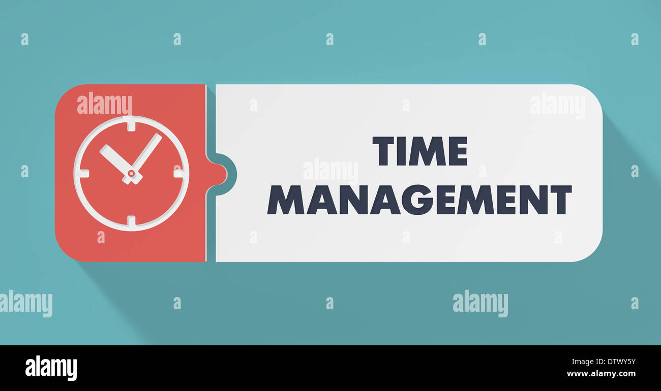 Time management concept flat hi res stock photography and images Alamy