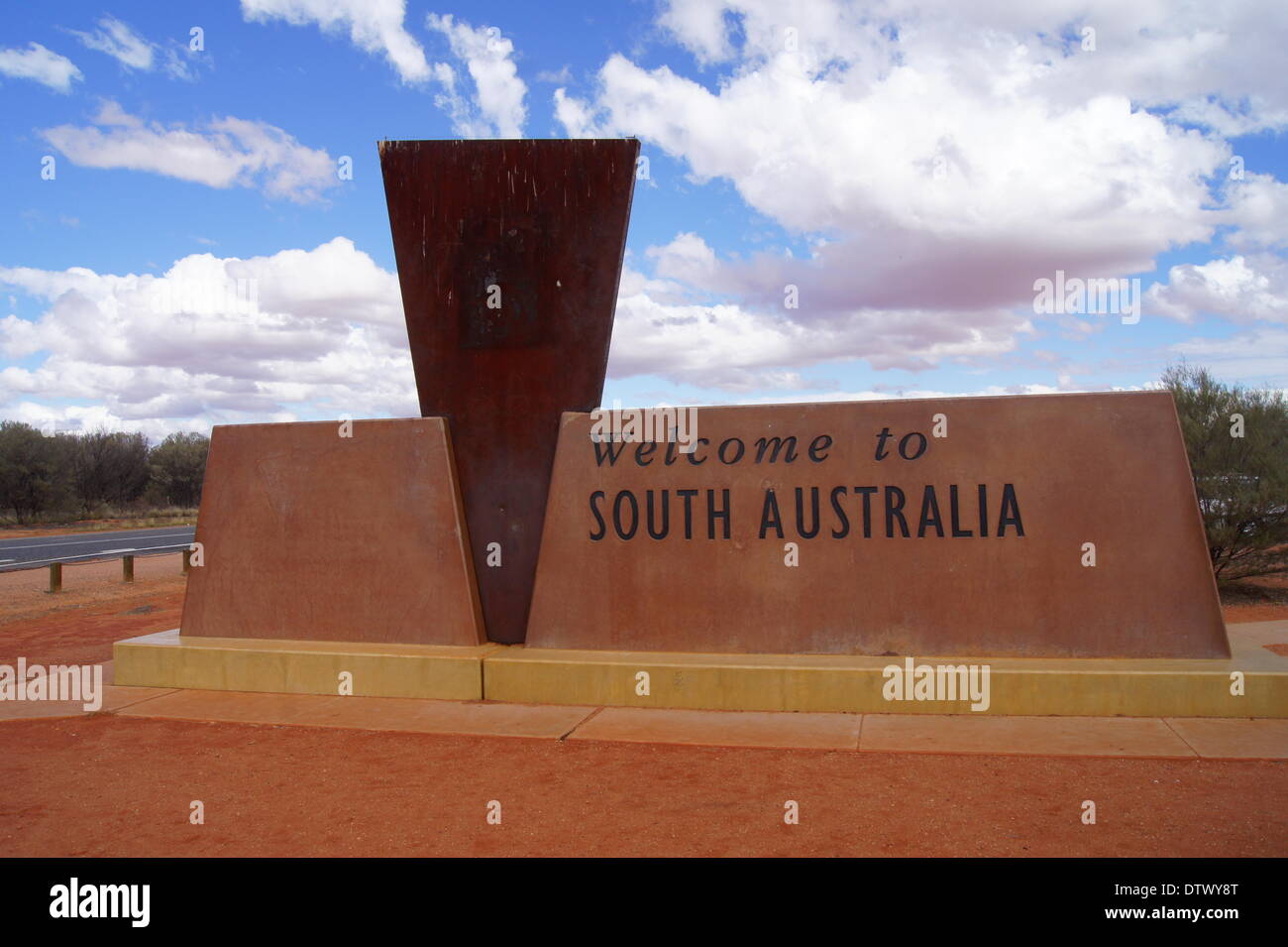 welcome to south australia Stock Photo
