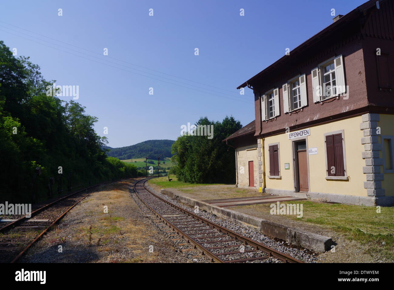 station epfenhofen Stock Photo