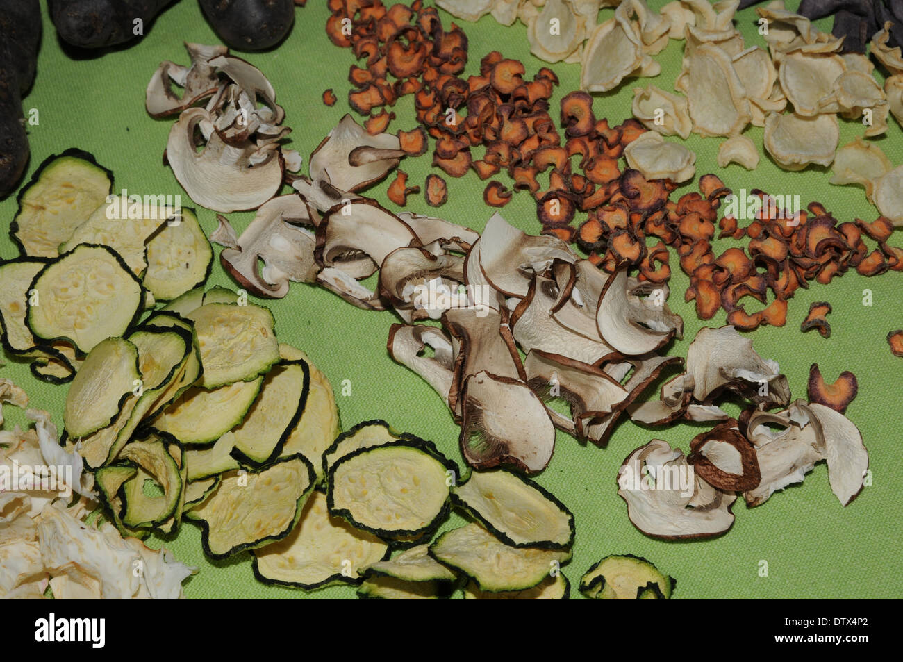 dried mushrooms Stock Photo