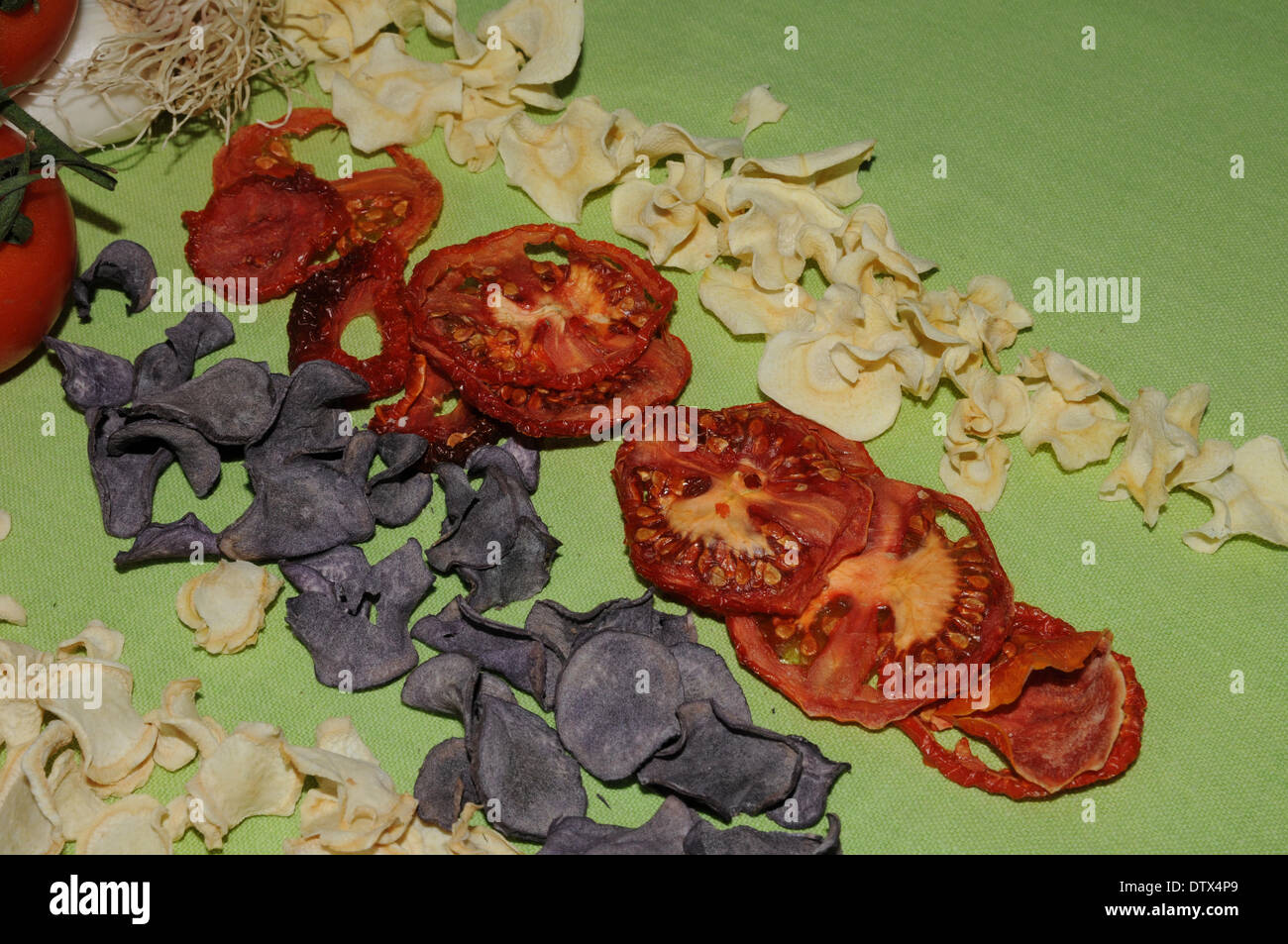 Dried tomatoes Stock Photo