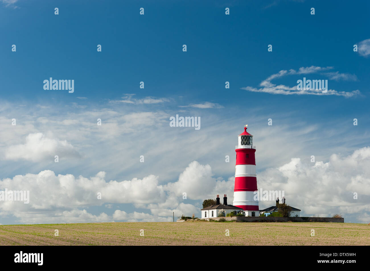 Happisburgh lighthouse, Norfolk. Stock Photo