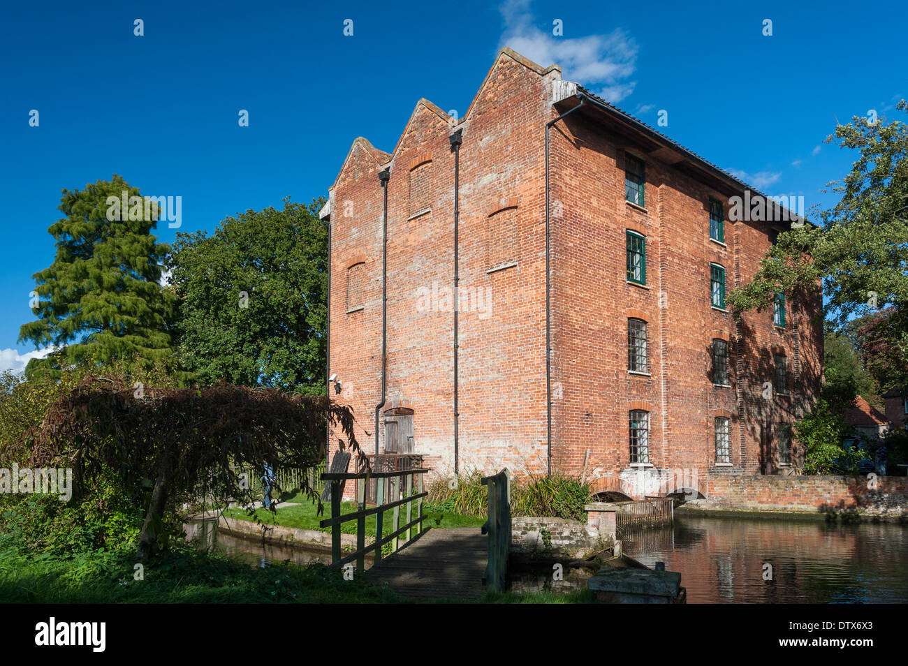 Letheringsett water mill, Holt, Norfolk. Stock Photo