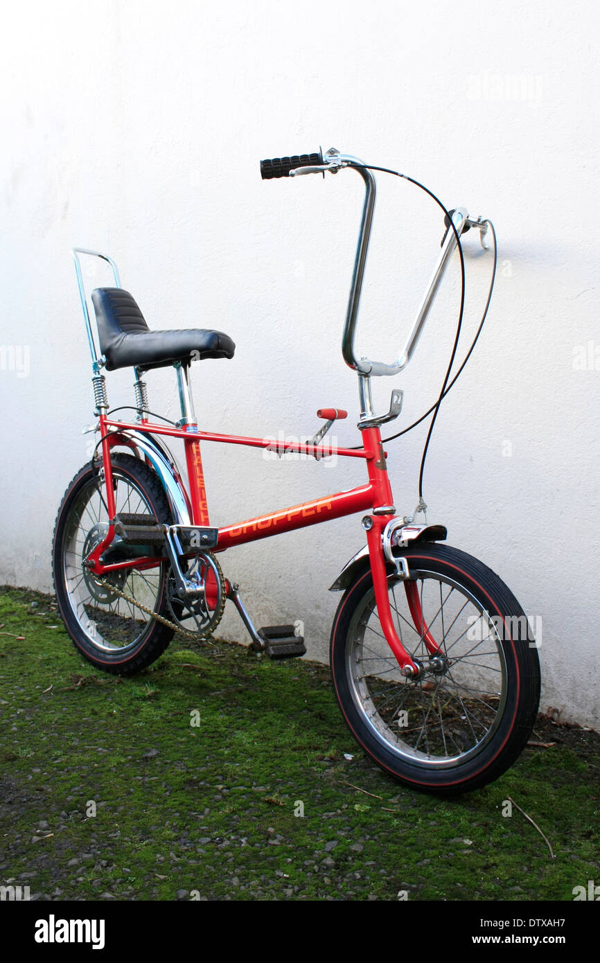 Raleigh Chopper 1970s bicycle Stock Photo