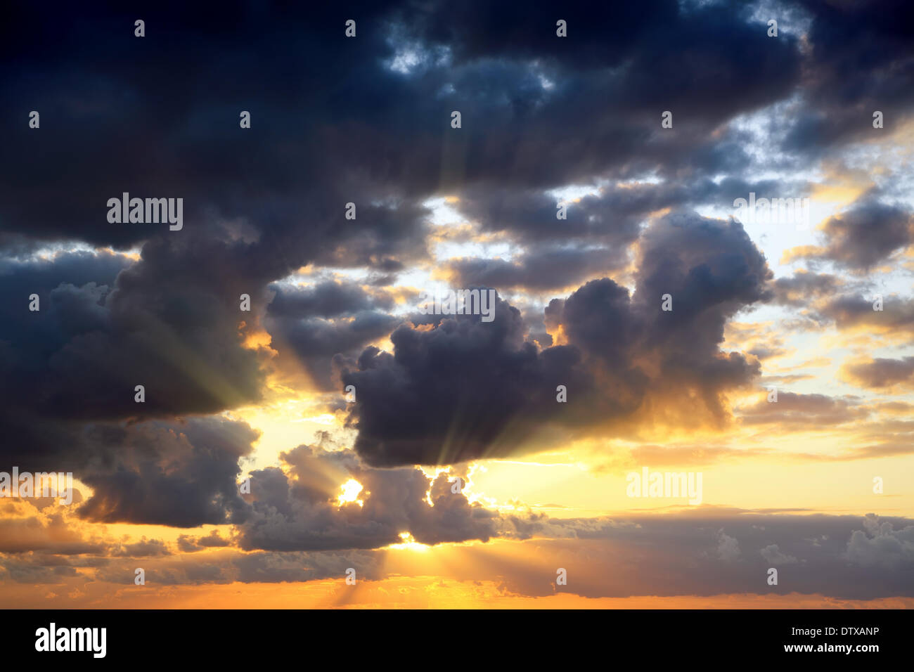Stormy skies Stock Photo