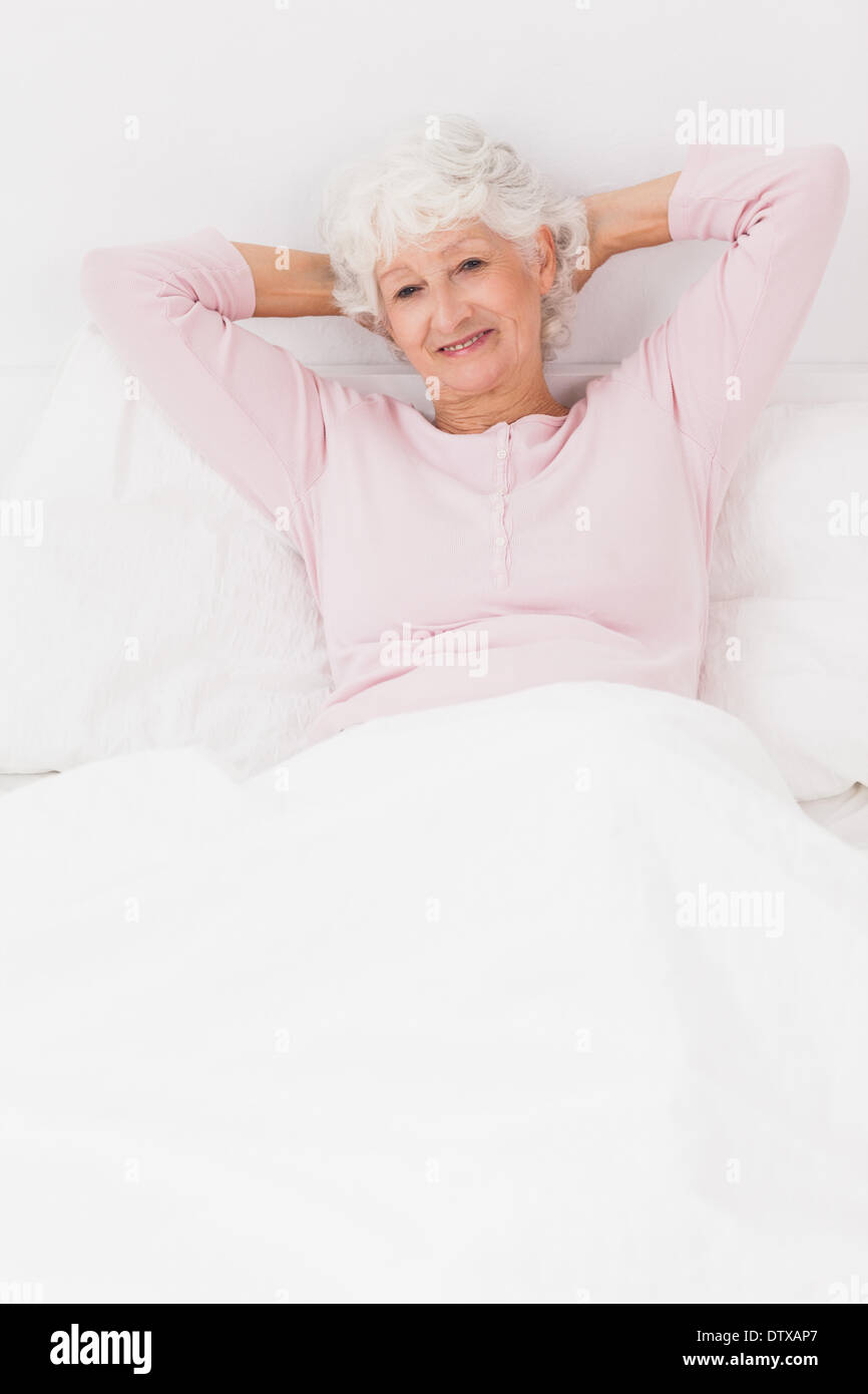 Mature Woman In Nightwear At Home Hi res Stock Photography And Images mature-woman-in-nightwear-at-home-hi-res-stock-photography-and-images