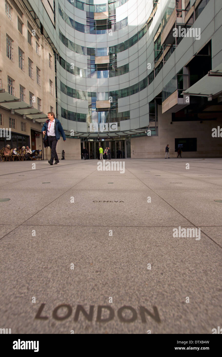 London BBC,the world's oldest national broadcasting organization Stock