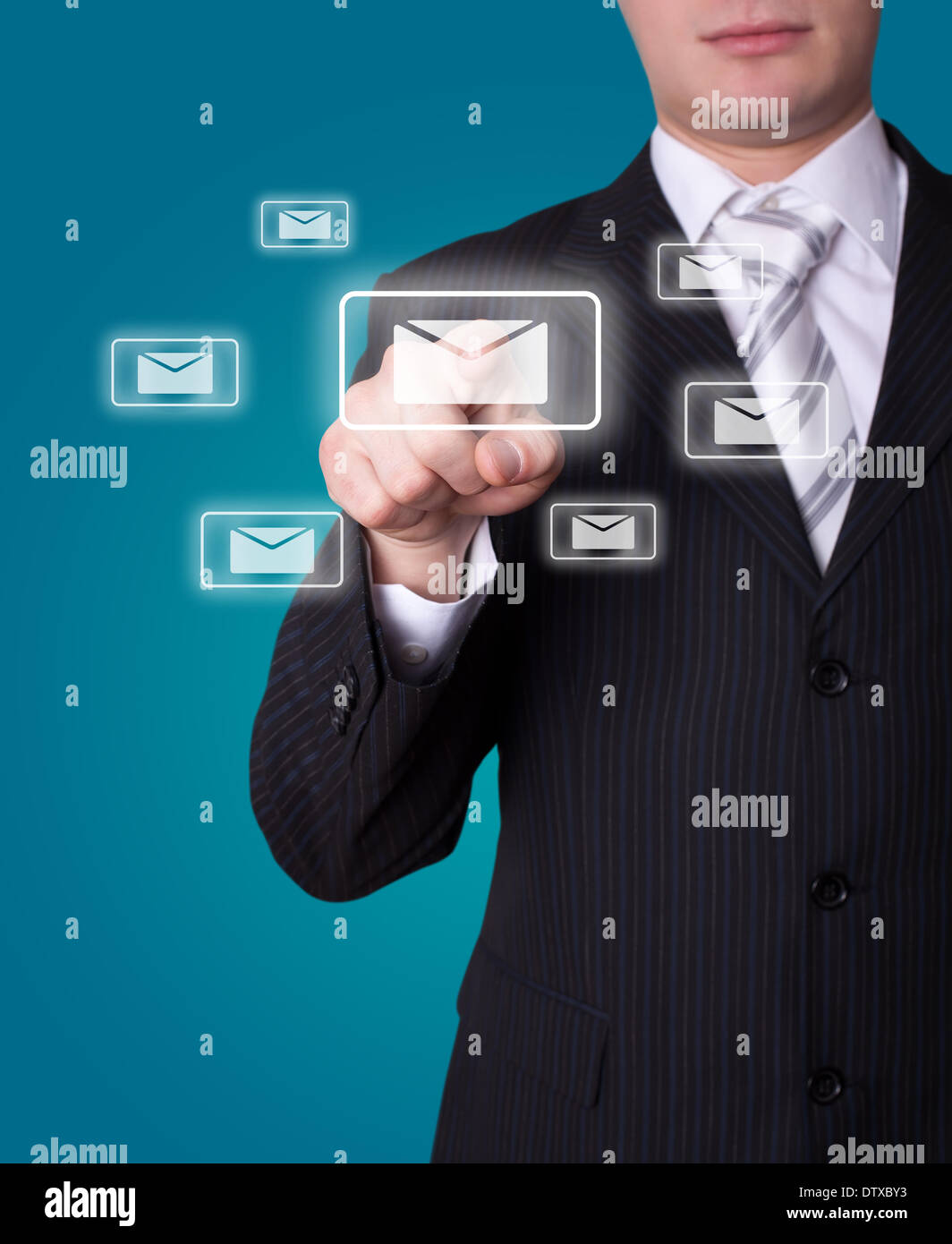 Click mail icon simple hi-res stock photography and images - Alamy