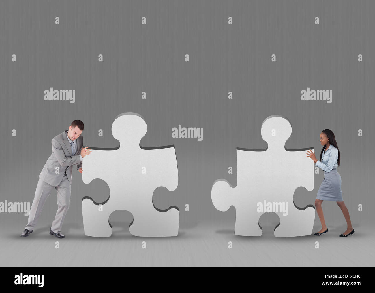 Business people problem solving Stock Photo - Alamy