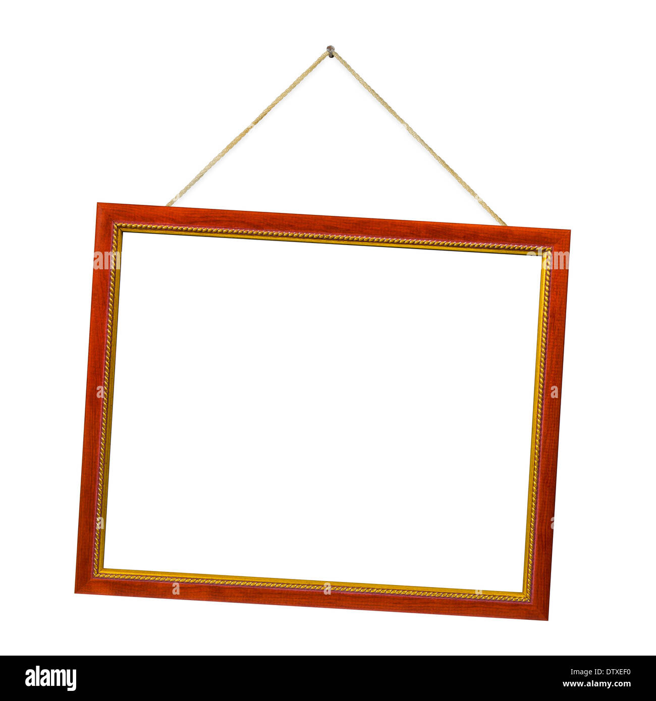 Retro frame with string Stock Photo Alamy