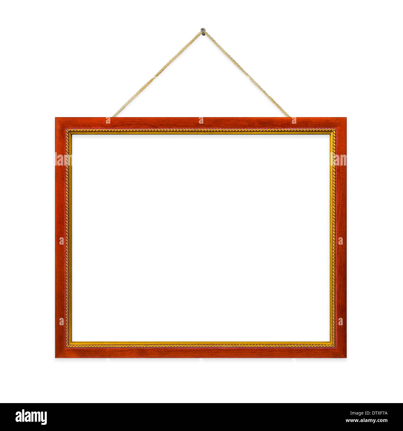 Retro frame with string Stock Photo Alamy