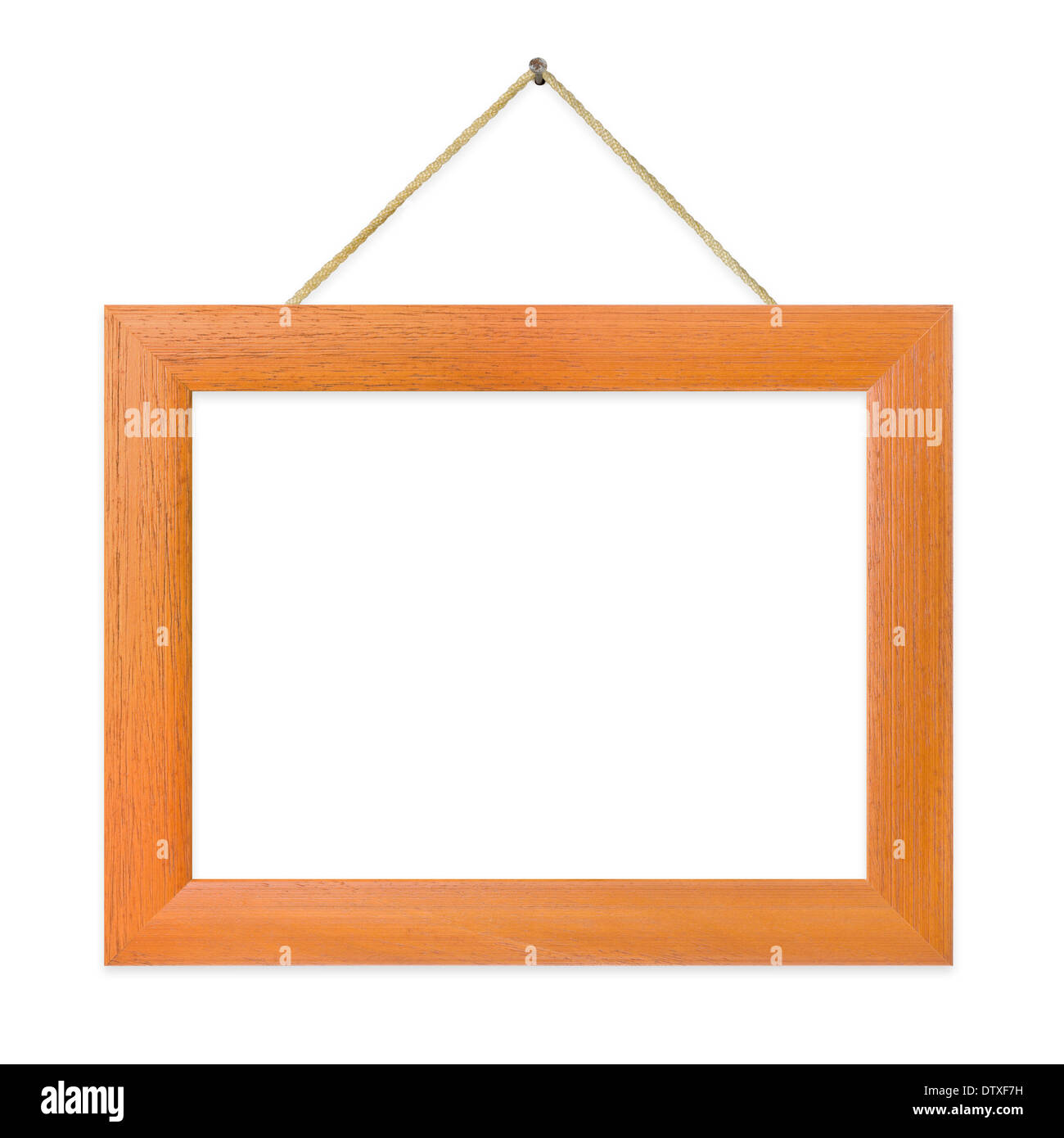 Retro frame on string Stock Photo Alamy