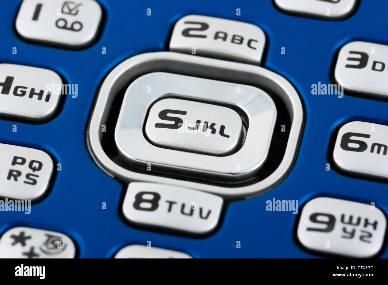 Macro of mobile phone keypad Stock Photo Alamy