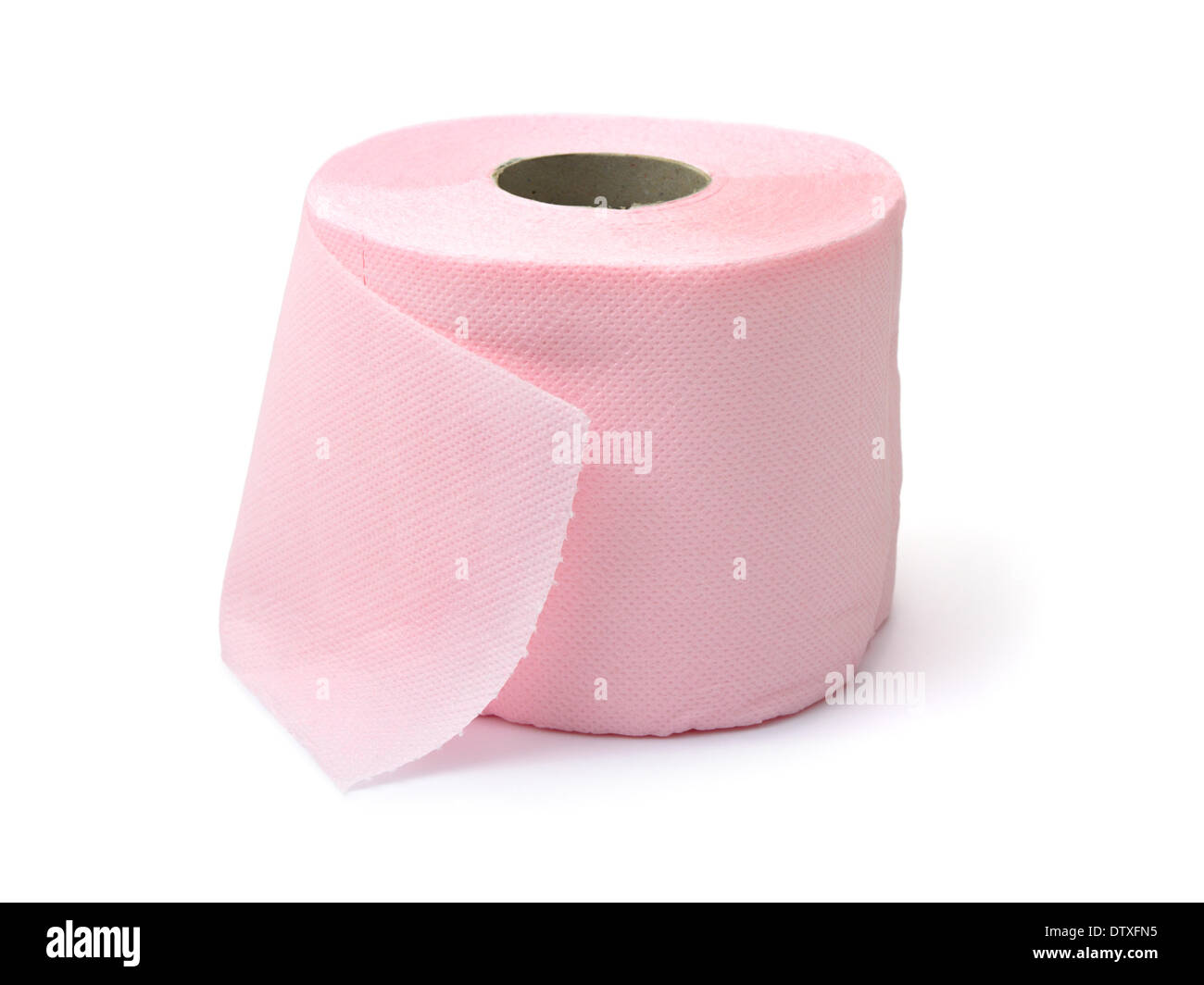 Pink toilet paper Stock Photo Alamy