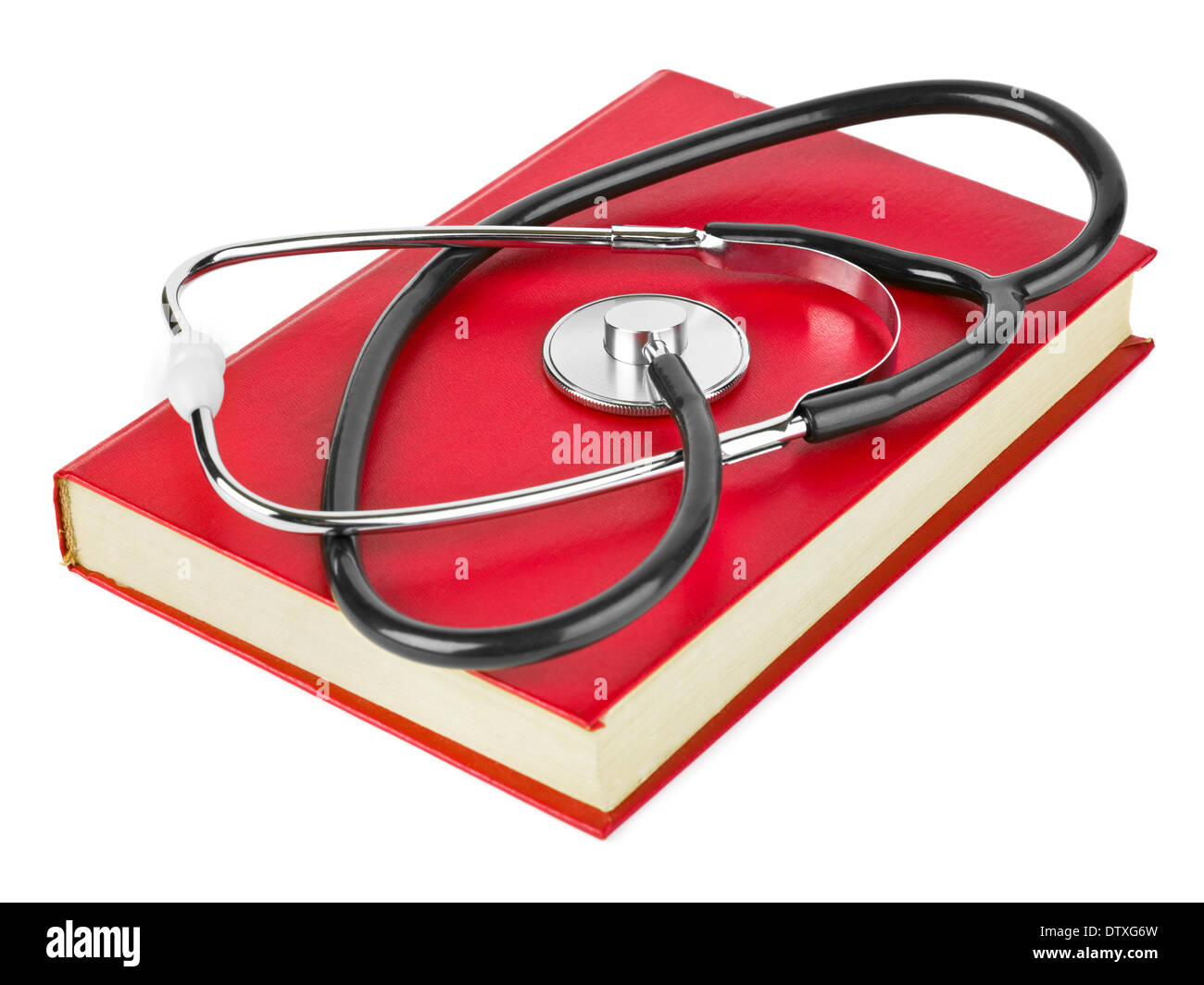Stethoscope and book Stock Photo