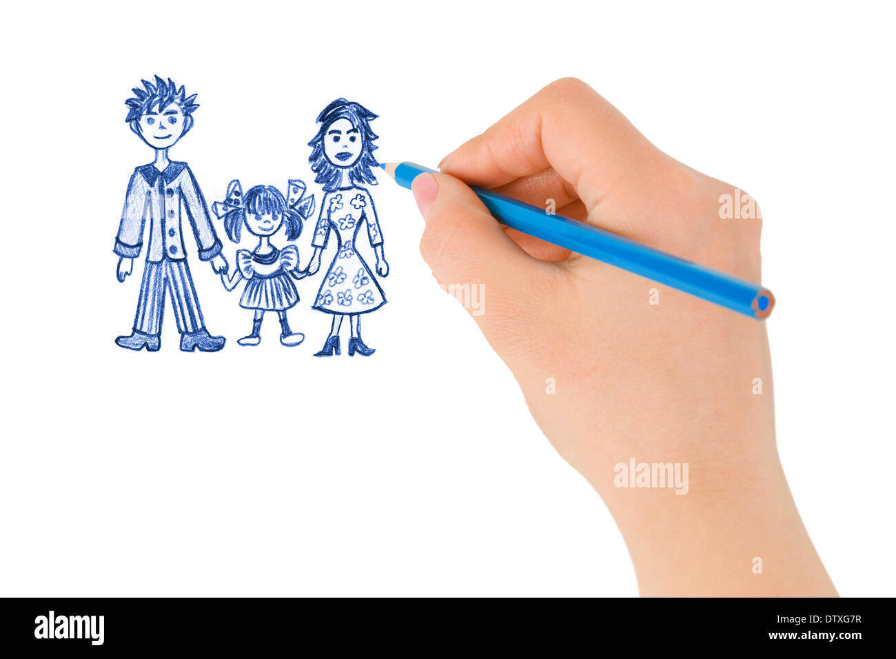 Family portrait of the artist Cut Out Stock Images & Pictures - Alamy