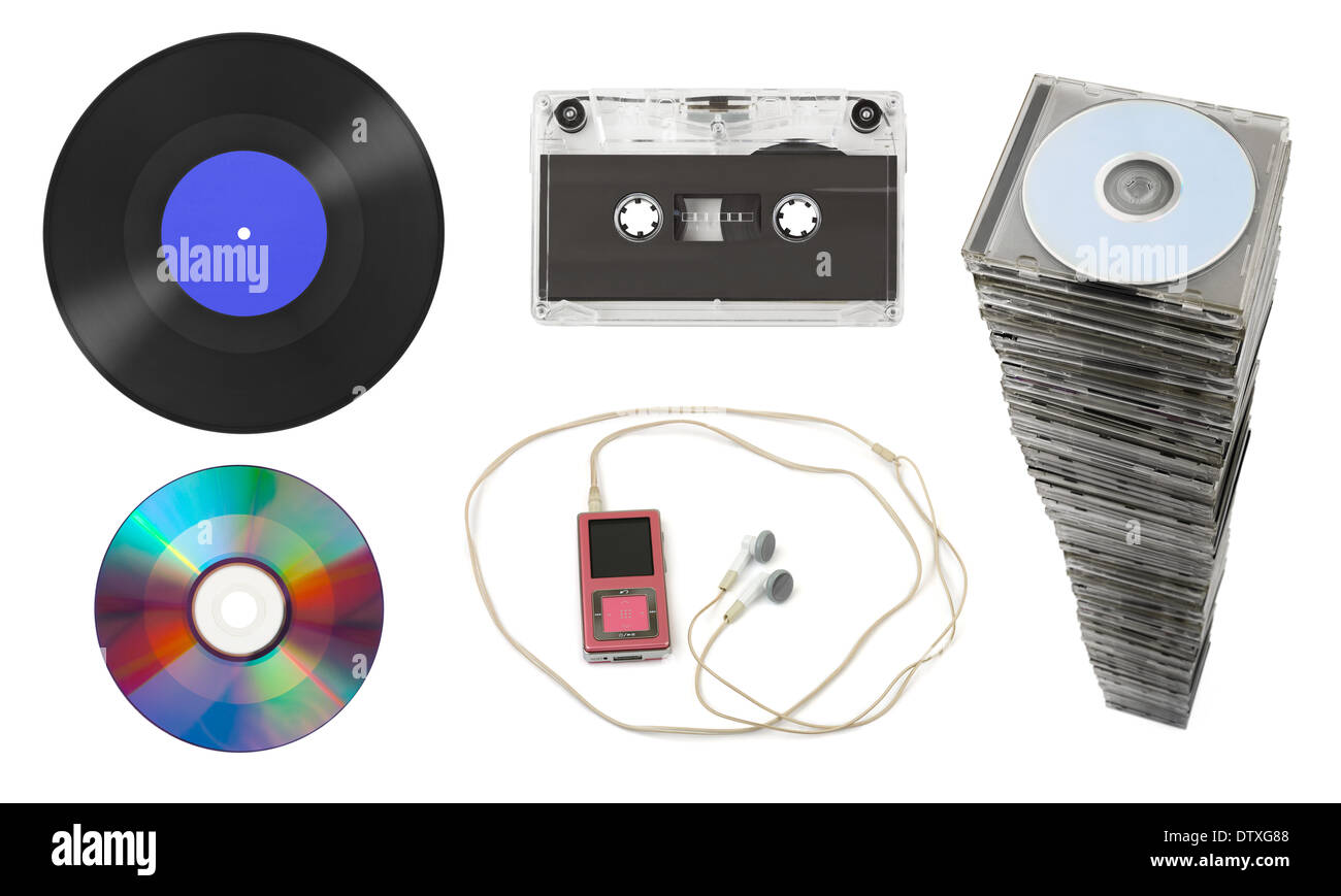 Set of music equipment Stock Photo Alamy