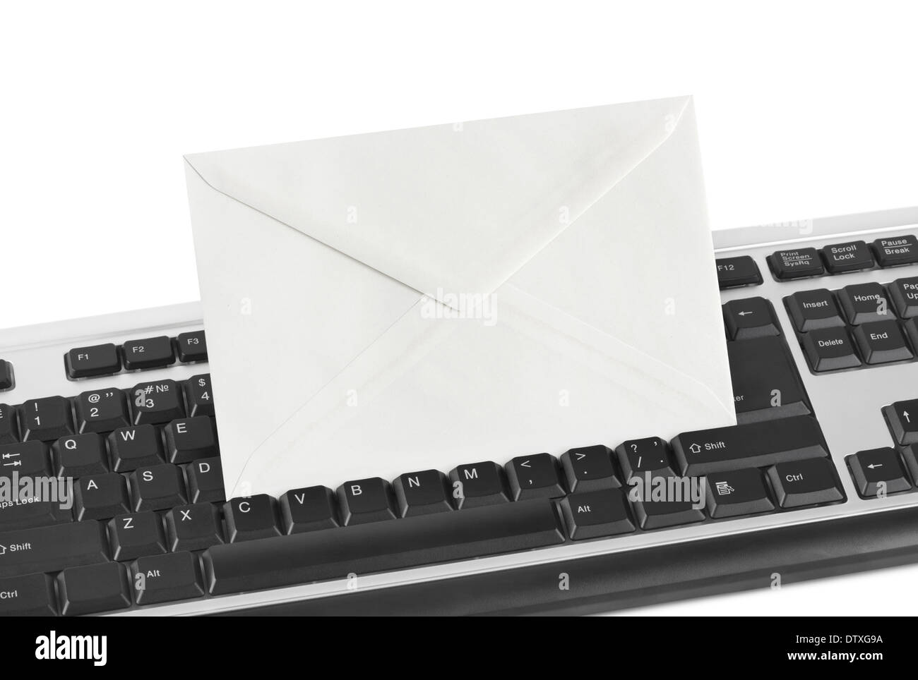 Post it on keyboard laptop hi-res stock photography and images - Alamy