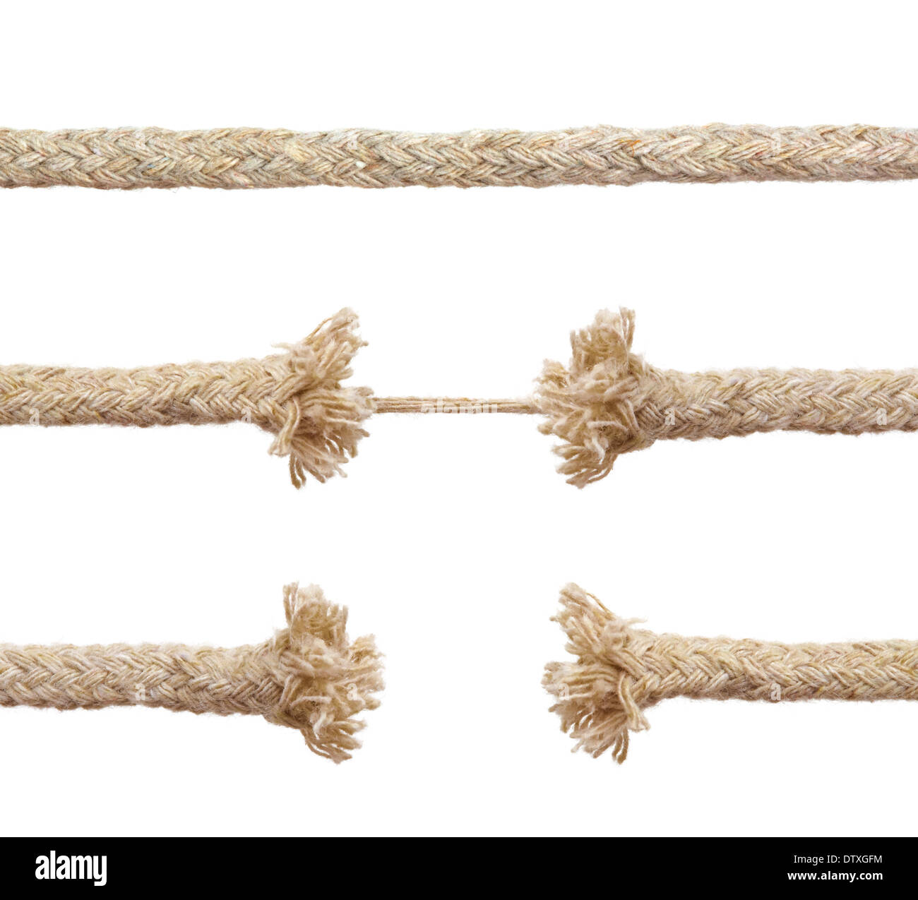 Set of ropes Stock Photo - Alamy