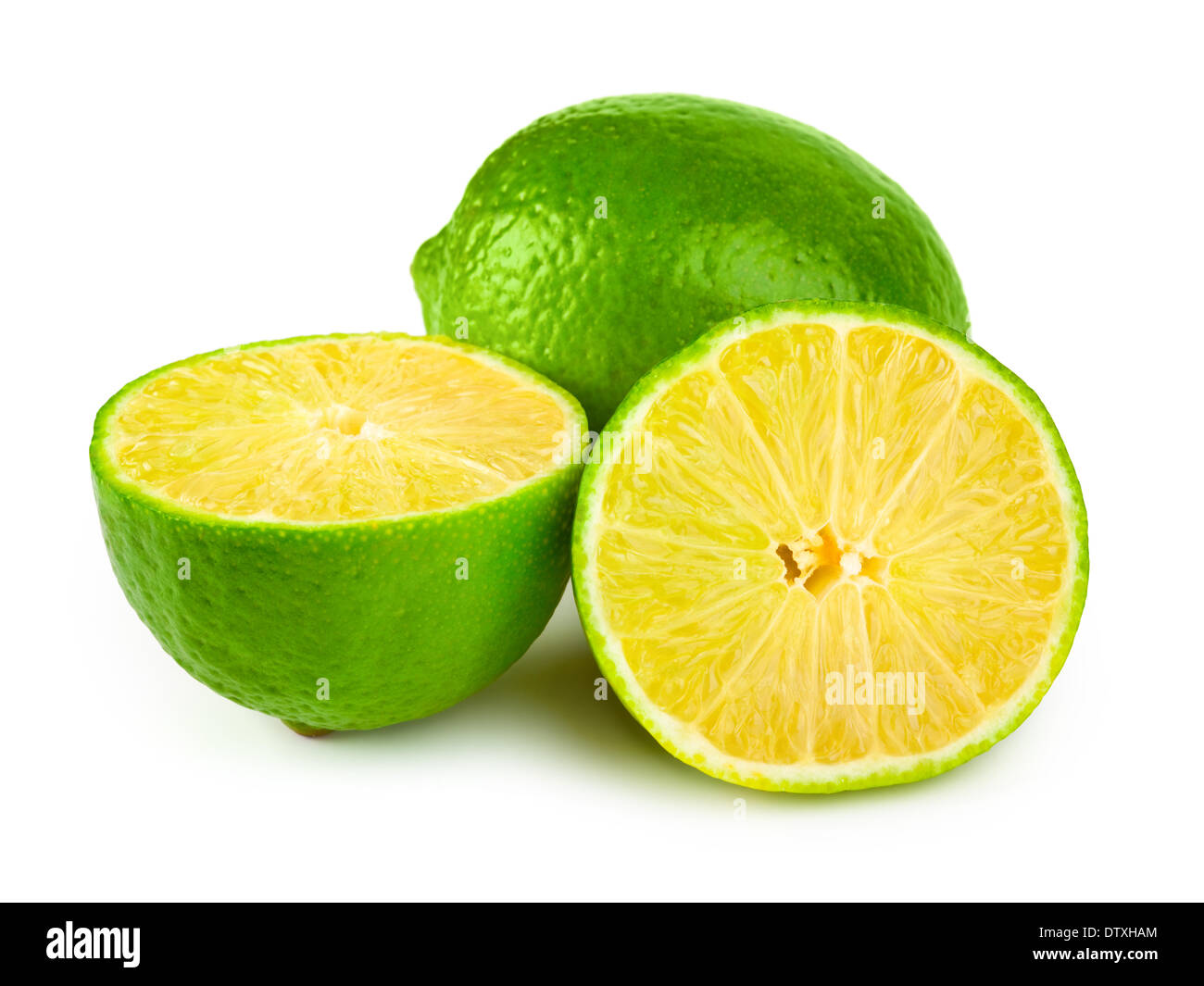 Yellow limes Cut Out Stock Images & Pictures Alamy
