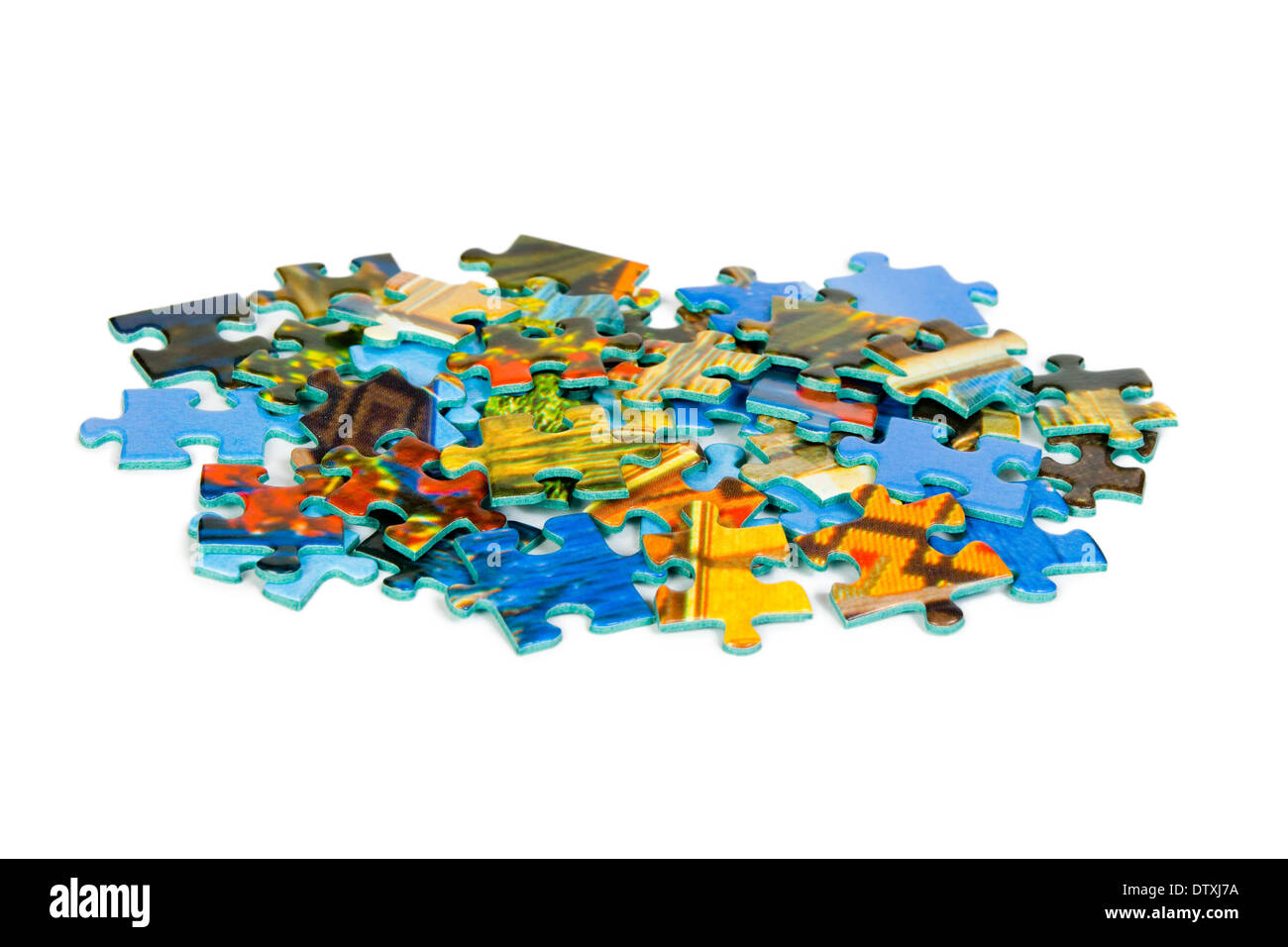 Pieces of puzzle Stock Photo Alamy