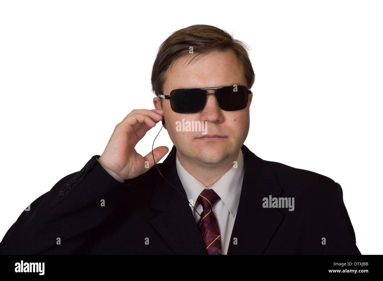 Bodyguard in sunglasses Stock Photo Alamy