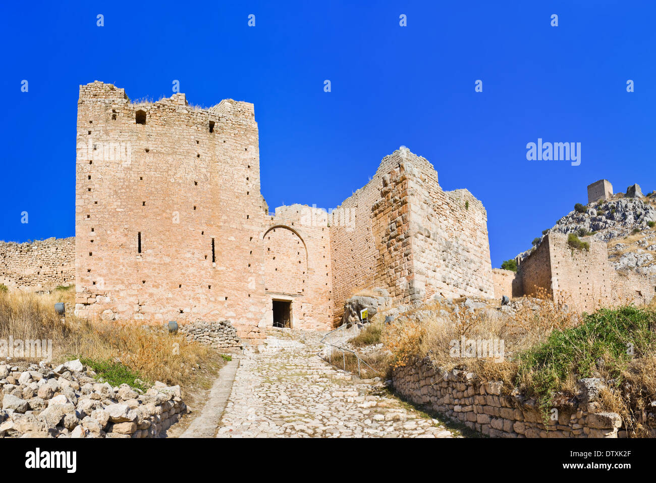 Old fort in Corinth, Greece Stock Photo Alamy