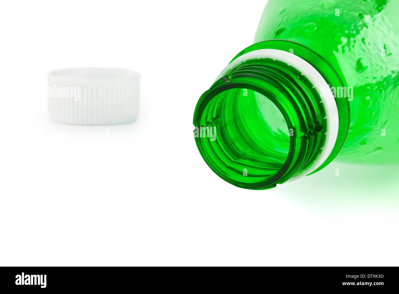 Macro of empty bottle Stock Photo Alamy