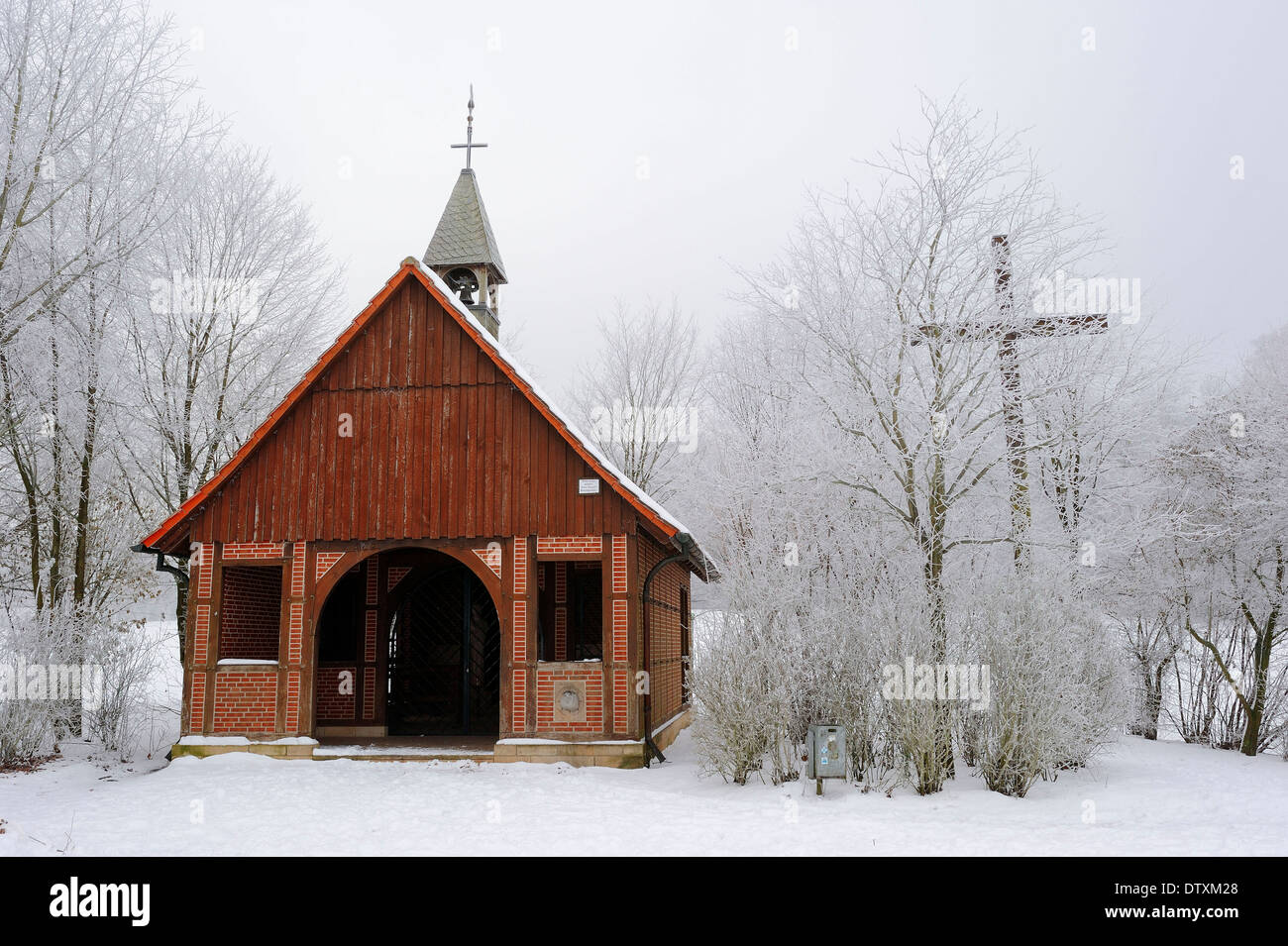 Brother Claus Chapel, Baumberge Stock Photo